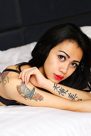 Hot Thai ladyboy gets ass reamed by obese white Hawkshaw